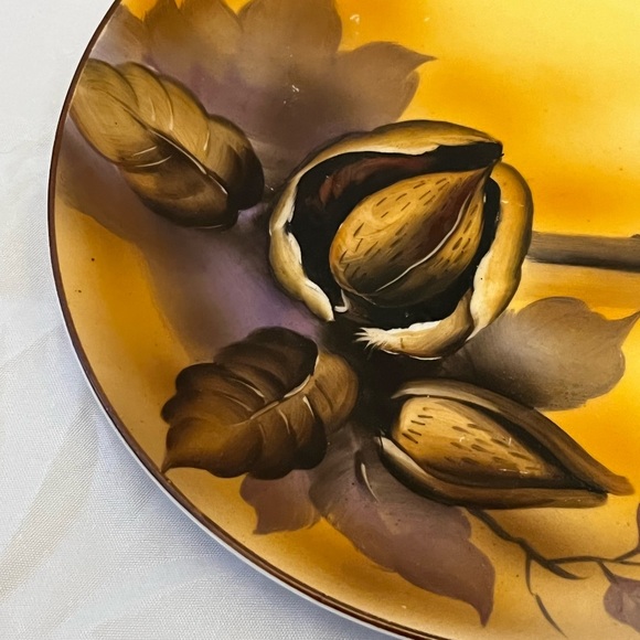 Noritake Hand Painted Plate, Nature, Autumn, Vintage EUC - Picture 5 of 8